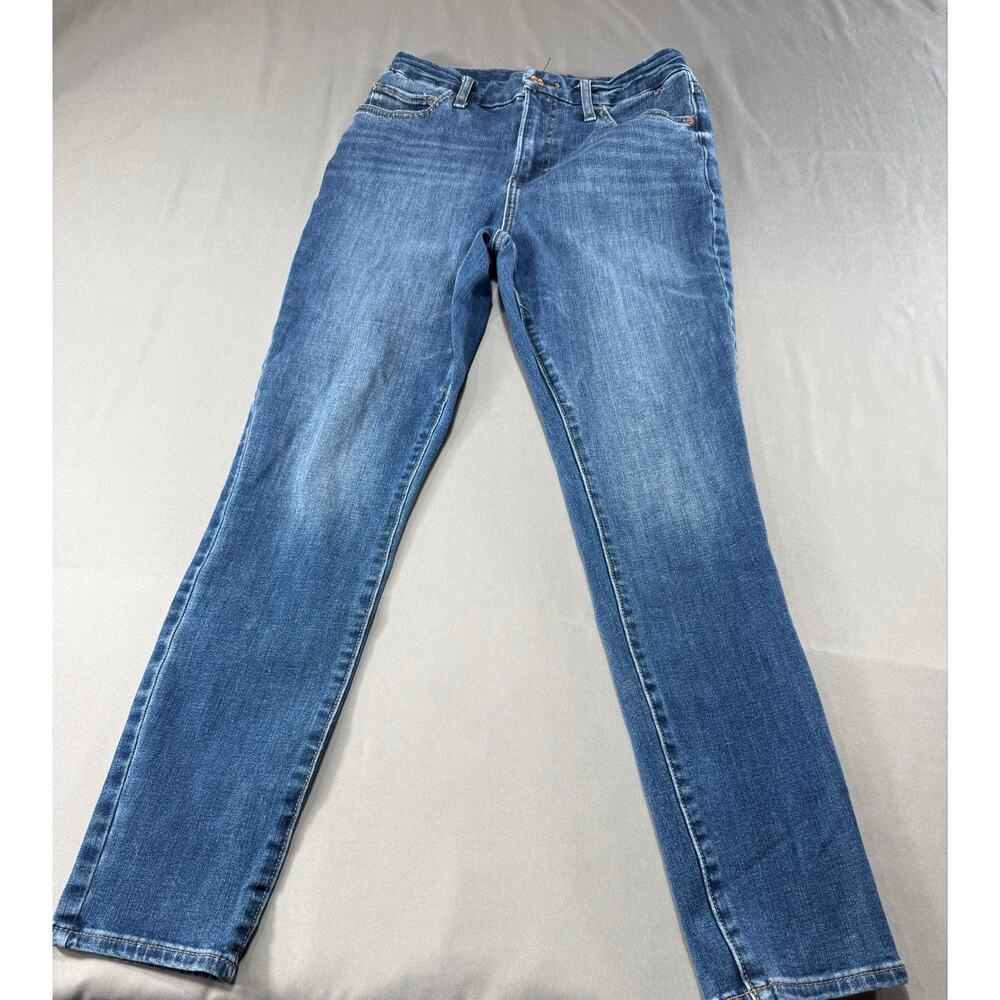 Express Skinny High Rise FlexX Hyper Stretch Jeans Women’s M 6 8 10 Blue Denim